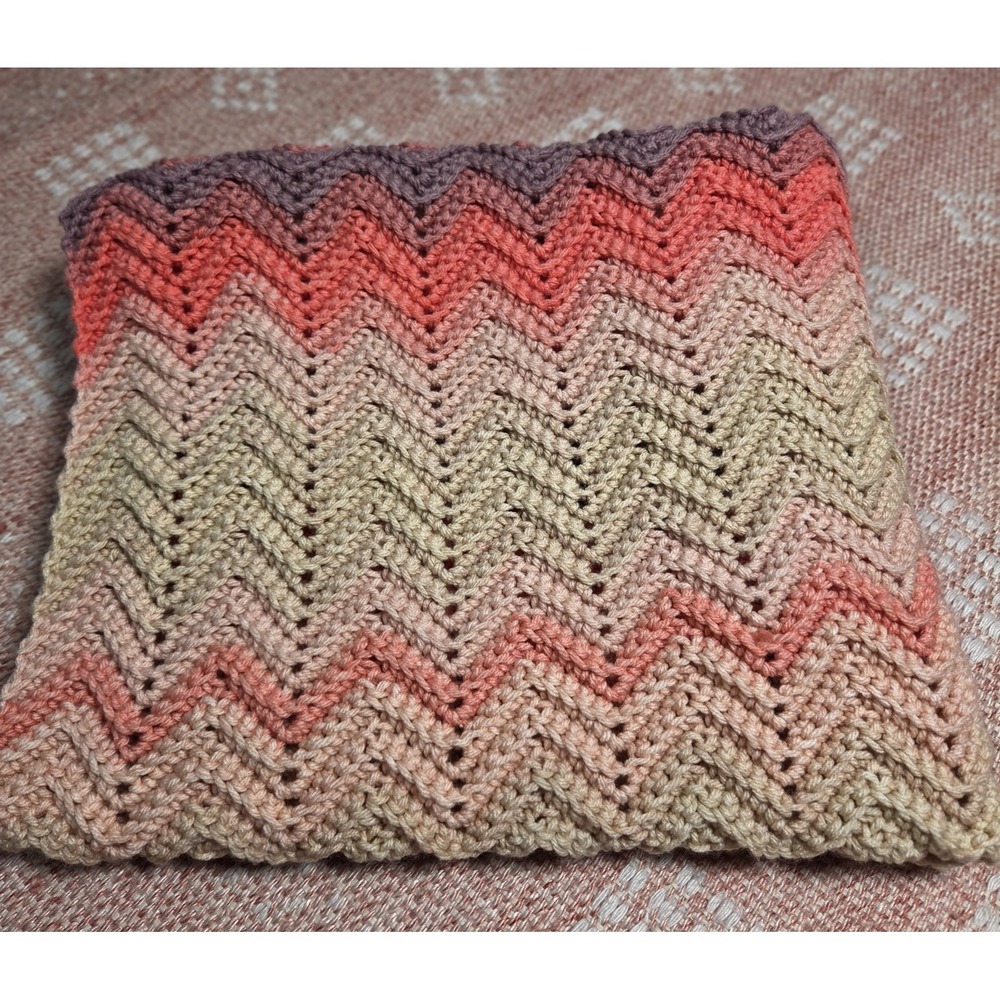 handmade crochet afghan / throw blanket